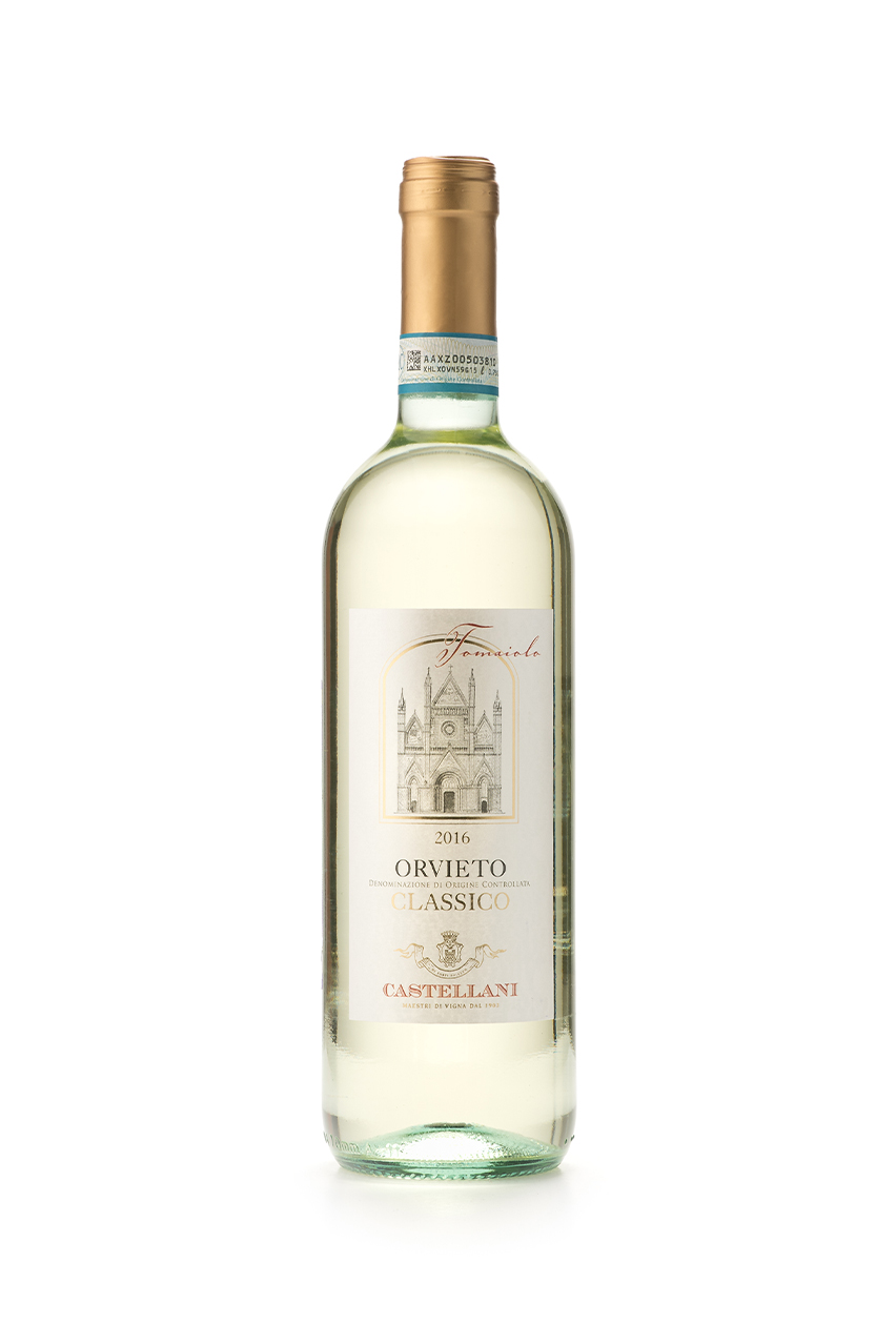Вино Томайоло Орвието Классико, DOC, белое, сухое, 0.75л